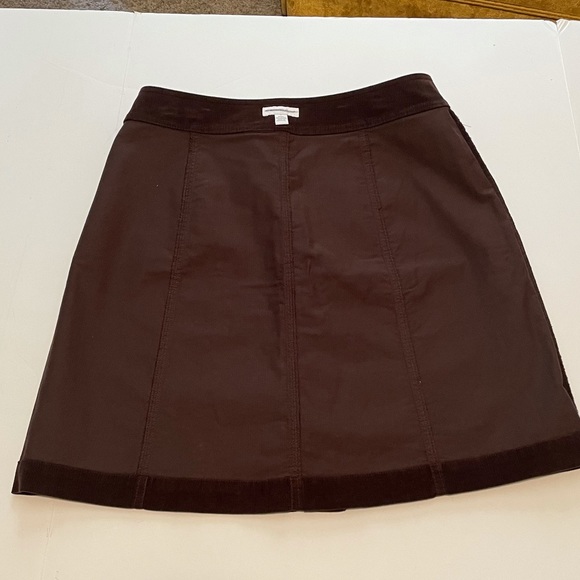 Charter Club A-Line Skirt Rich Truffle Sz 6 - Picture 8 of 12